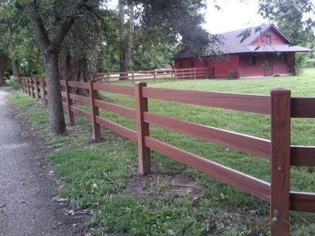 vinyl fencing kansas city recent fence installation